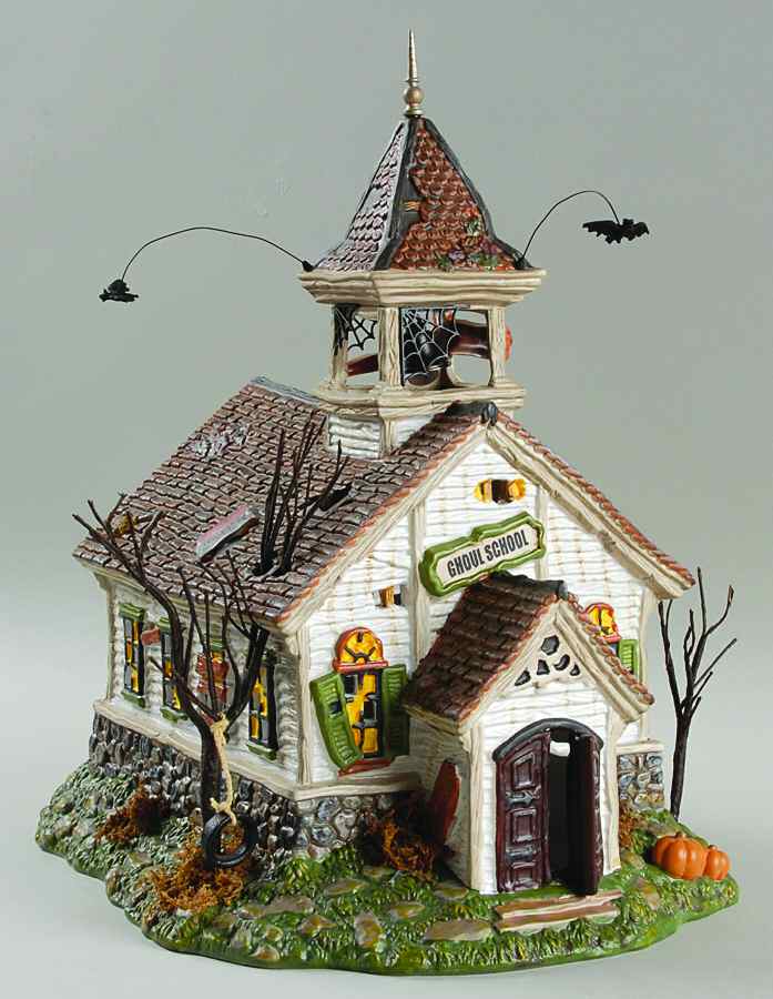 Snow Village Halloween Ghoul School - Boxed by Department 56-1