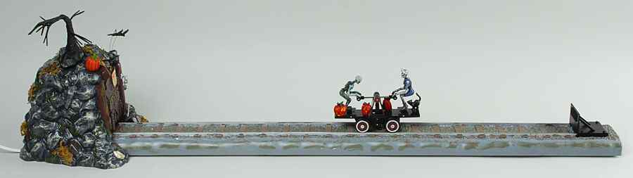 Snow Village Halloween Haunted Coal Car-Set Of 3 - Boxed by Department 56-1