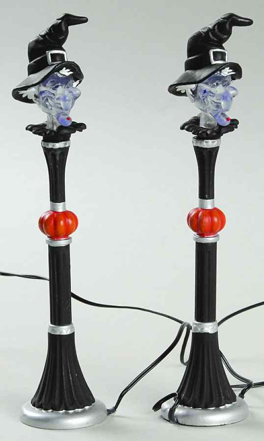 Snow Village Halloween Bewitched Street Lights-Set Of 3 - Boxed by Department 56-1