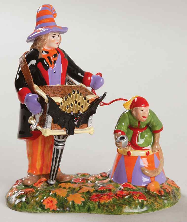 Snow Village Halloween Ghastly Organ Grinder - Boxed by Department 56-1