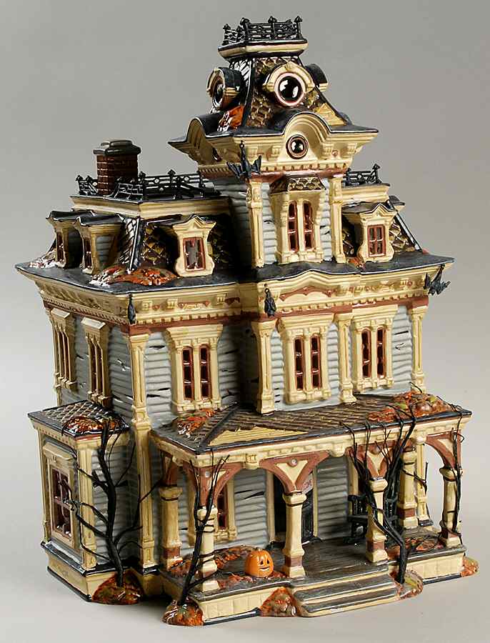 Snow Village Halloween Grimsly Manor - Boxed by Department 56-1