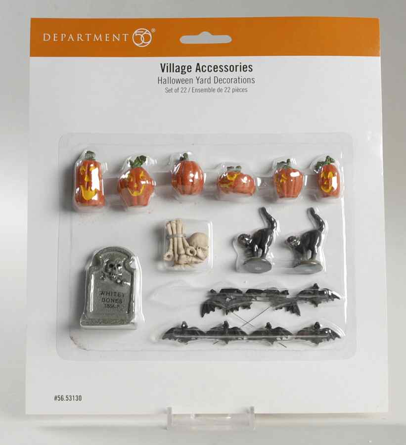 Snow Village Halloween Halloween Yard Decorations-Set Of 22 - Boxed by Department 56-1
