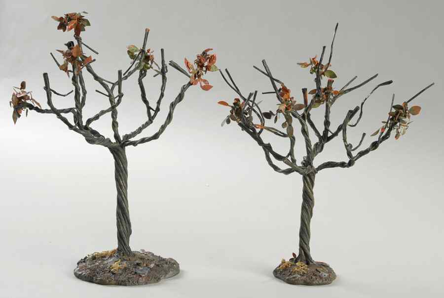 Snow Village Halloween Scary Twisted Trees - Boxed by Department 56-1