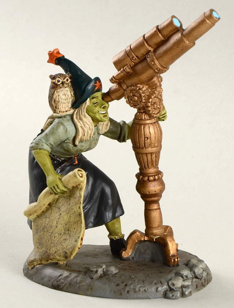 Witch Hollow-Snow Village Halloween Witch Watch - Boxed by Department 56-1