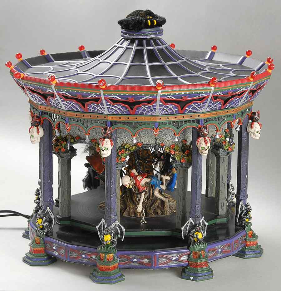 Snow Village Halloween Ghostly Carousel - Boxed by Department 56-1