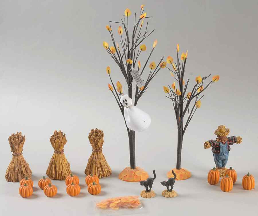 Snow Village Halloween Halloween Accessories-Set Of 22 - Boxed by Department 56-1