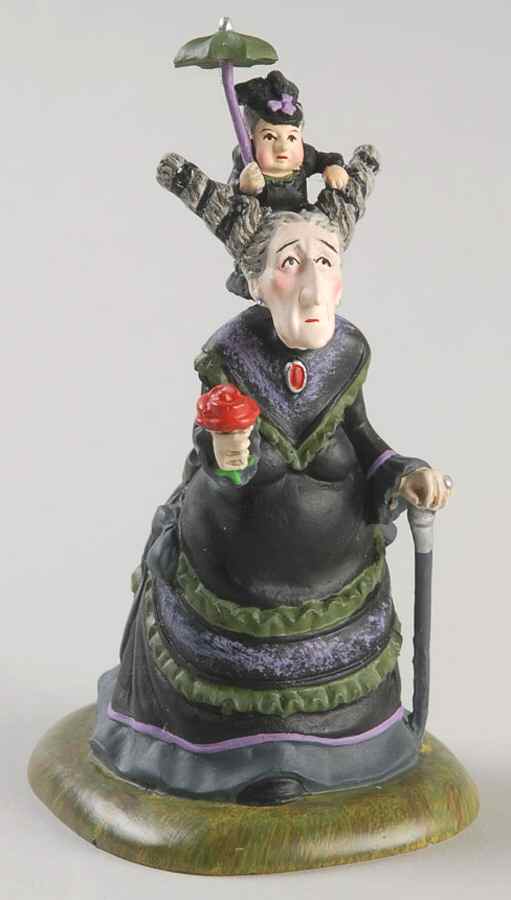 Snow Village Halloween Wilhelmina & Lucille - Bx295 With Box by Department 56-1