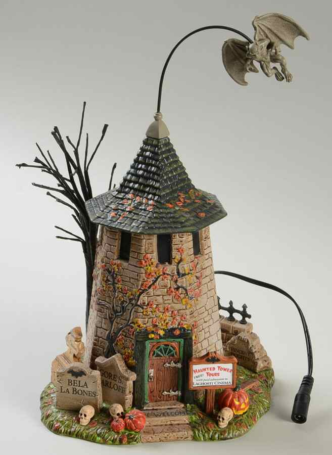 Snow Village Halloween Haunted Tower Tours - Boxed by Department 56-1