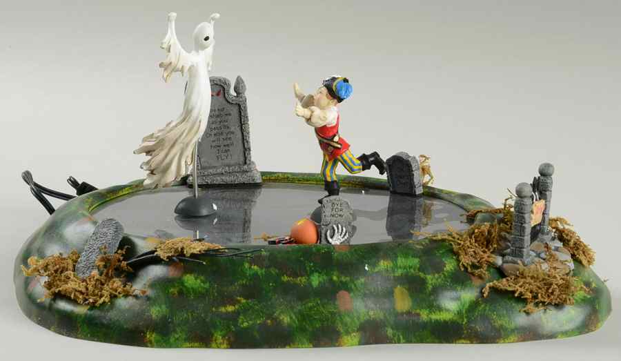 Snow Village Halloween Ghost In The Graveyard - No Box by Department 56-1