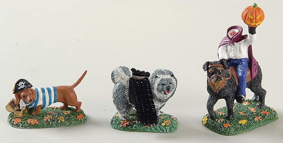 Snow Village Halloween Who Let The Dogs Out - Boxed by Department 56-1