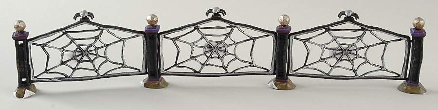 Snow Village Halloween Wicked Web Fence - With Box Bx332 by Department 56-1
