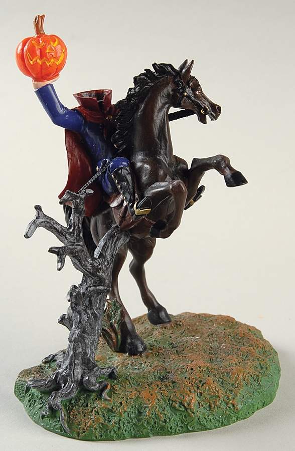 Sleepy Hollow-Snow Village Halloween The Headless Horseman - No Box by Department 56-1