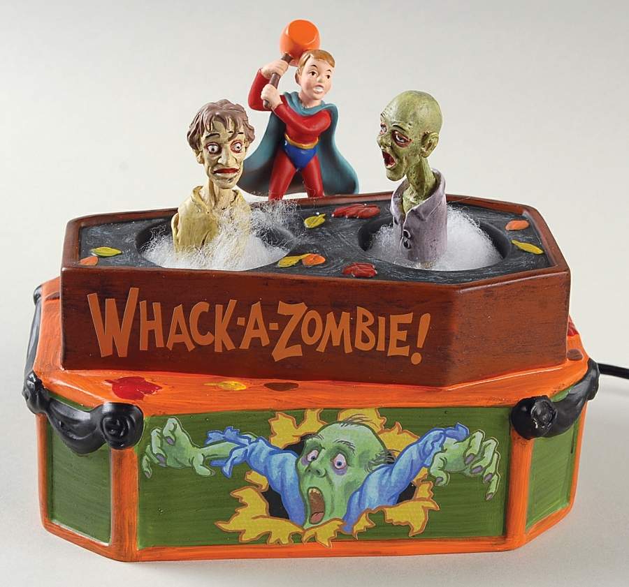 Snow Village Halloween Whack A Zombie - With Box Bx328 by Department 56-1