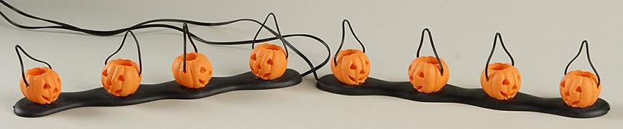 Snow Village Halloween Lit Pumpkins Luminaries - No Box by Department 56-1