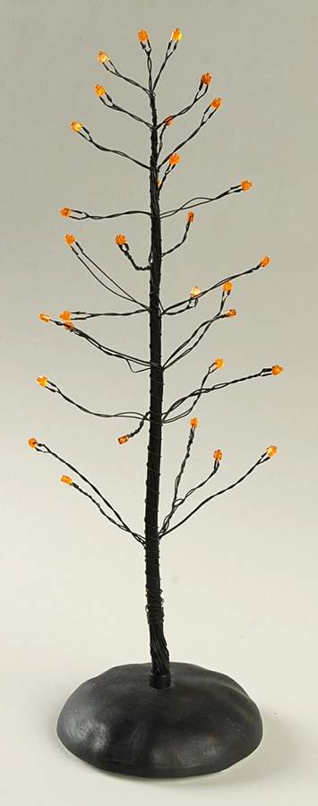 Snow Village Halloween Halloween Orange Twinkle Brite Tree - Boxed by Department 56-1