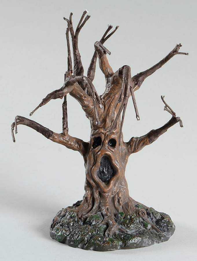 Snow Village Halloween Stormy Night Tree - With Box Bx344 by Department 56-1