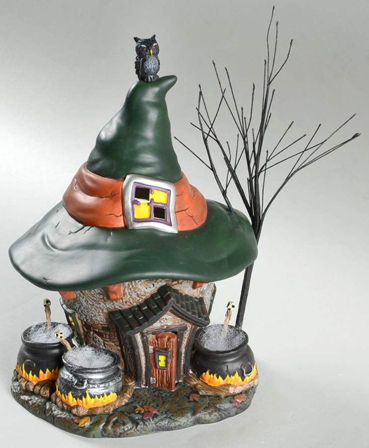 Witch Hollow-Snow Village Halloween Three Wtches Cauldron Haunt - Boxed by Department 56-1
