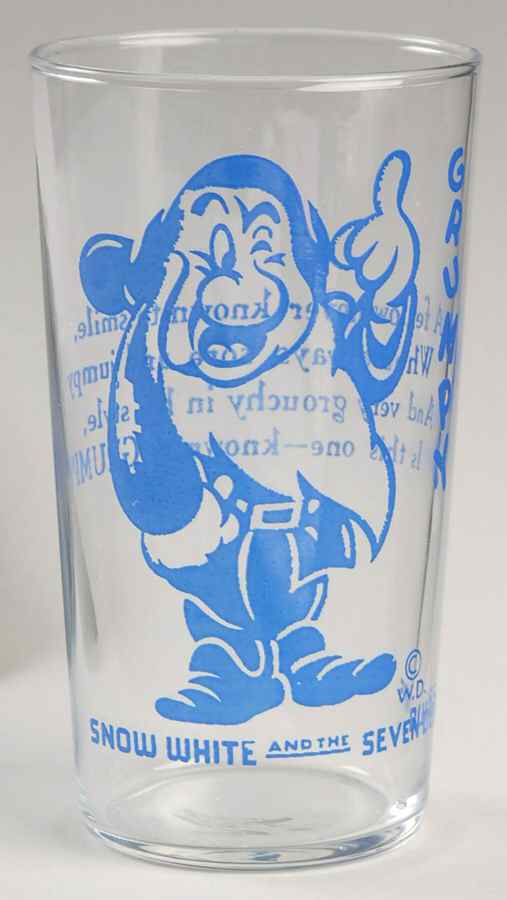 Snow White and the Seven Dwarfs (Glasses) Grumpy-Dark Blue - No Box by Disney-1