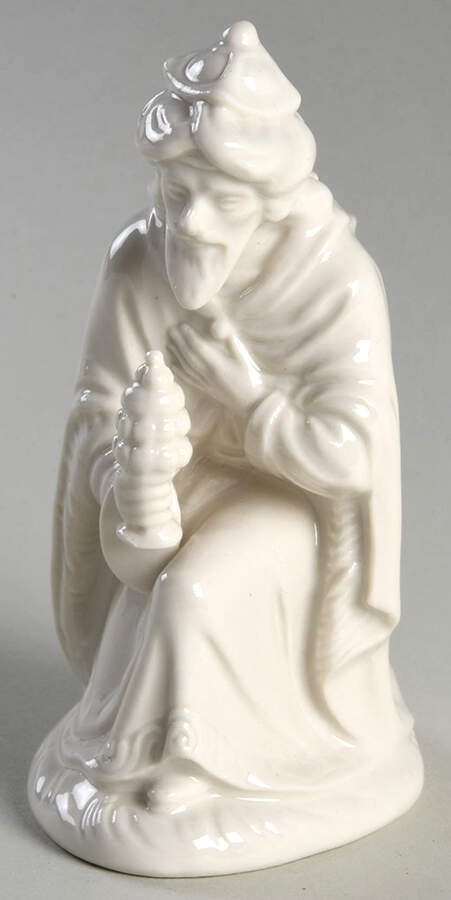 Dresden Nativity-Small King Balthasar-Kneeling - No Box by Dresden (German)-1