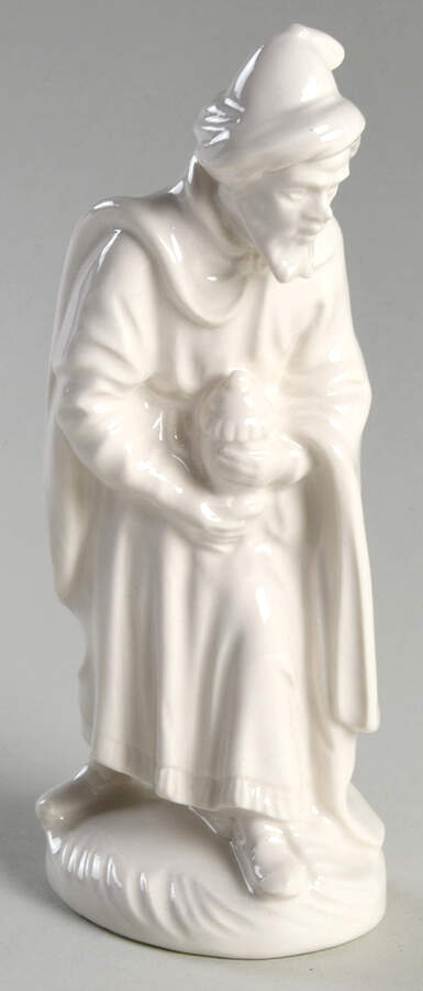 Dresden Nativity-Small King Gaspar-Standing-Hands In - No Box by Dresden (German)-1