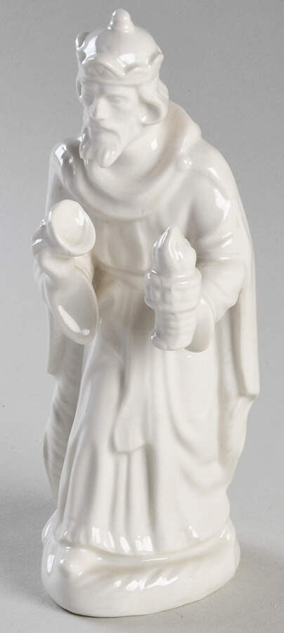 Dresden Nativity-Small King Melchoir-Standing-Hands Out - No Box by Dresden (German)-1