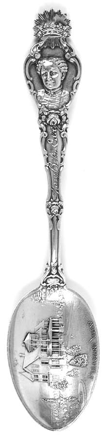Durgin Souvenir Spoon Pleasant View-Mary Baker Eddy - No Box by Durgin-1