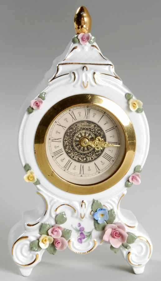 Dresden Giftware Small Mantle Clock - No Box by Dresden (German)-1