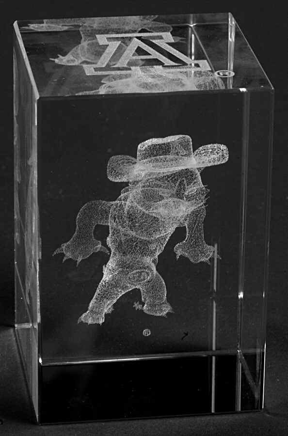 Collegiate Cube Paperweight University Of Arizona - Boxed by Dynasty Gallery-1
