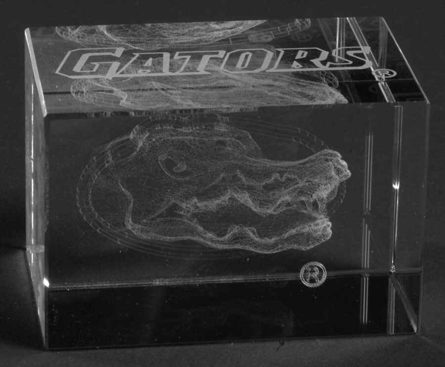 Collegiate Cube Paperweight University Of Florida - Boxed by Dynasty Gallery-1