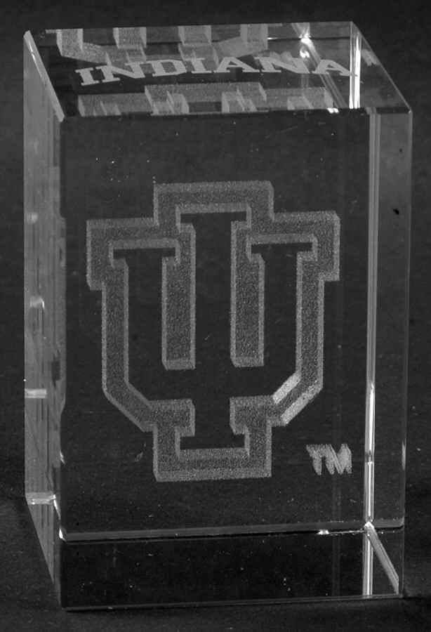 Collegiate Cube Paperweight Indiana University - Boxed by Dynasty Gallery-1