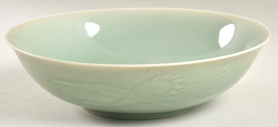 Celadon Giftware Crane Serving Bowl - No Box by Dynasty Gallery-1