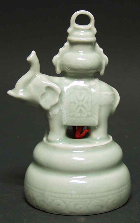 Celadon Giftware Elephant Bell - No Box by Dynasty Gallery-1