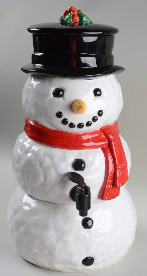 Department 56 Christmas Figurines Snowman Cider Server - Boxed by Department 56-1