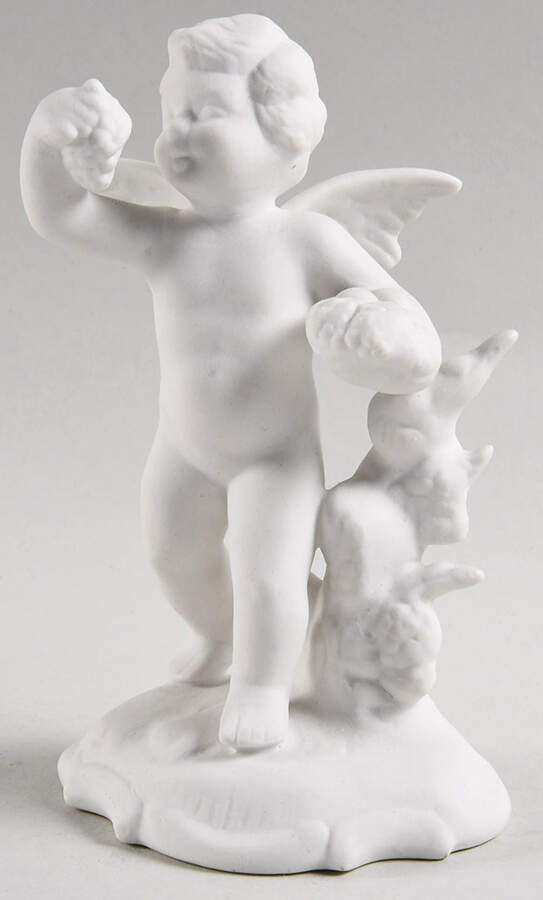 Four Seasons Cherubs Summer-Grapes - No Box by Dresden (German)-1