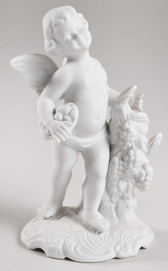 Four Seasons Cherubs Summer-Grapes - No Box by Dresden (German)-1