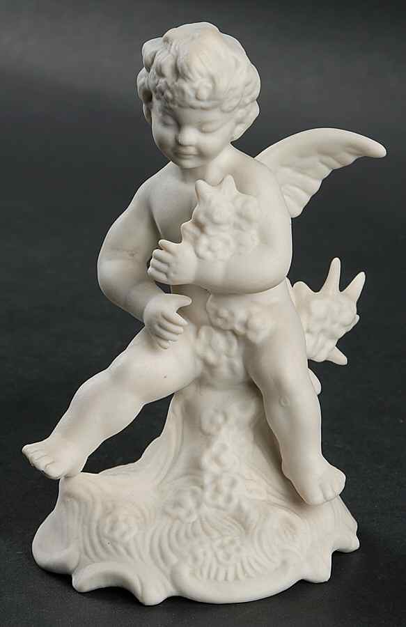 Four Seasons Cherubs Spring-Flowers - No Box by Dresden (German)-1
