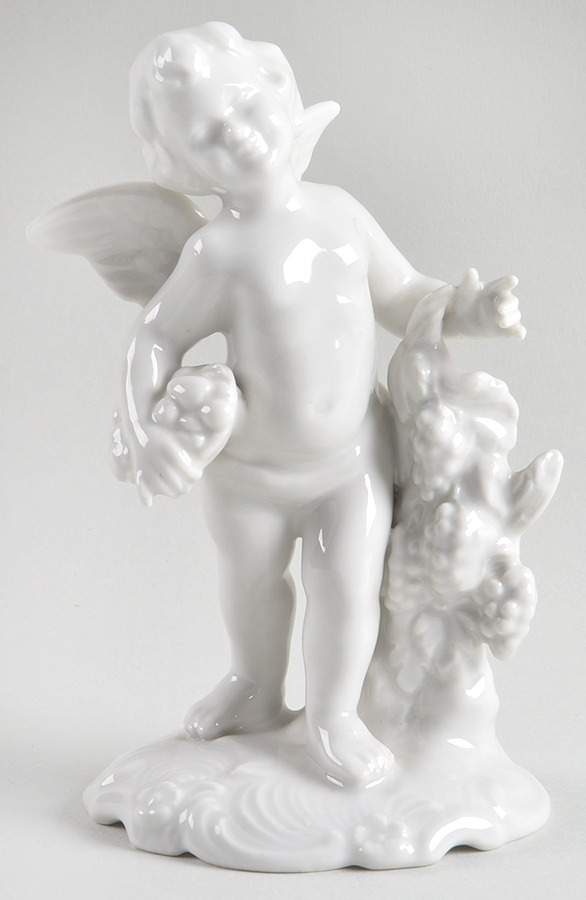 Four Seasons Cherubs Summer-Grapes - No Box by Dresden (German)-1