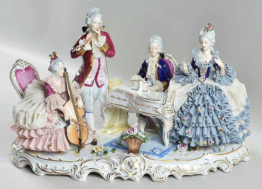 Dresden Figurines Musical Group - No Box by Dresden (German)-1