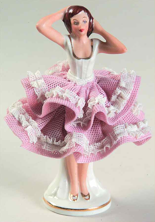 Dresden Figurines Young Lady - No Box by Dresden (German)-1