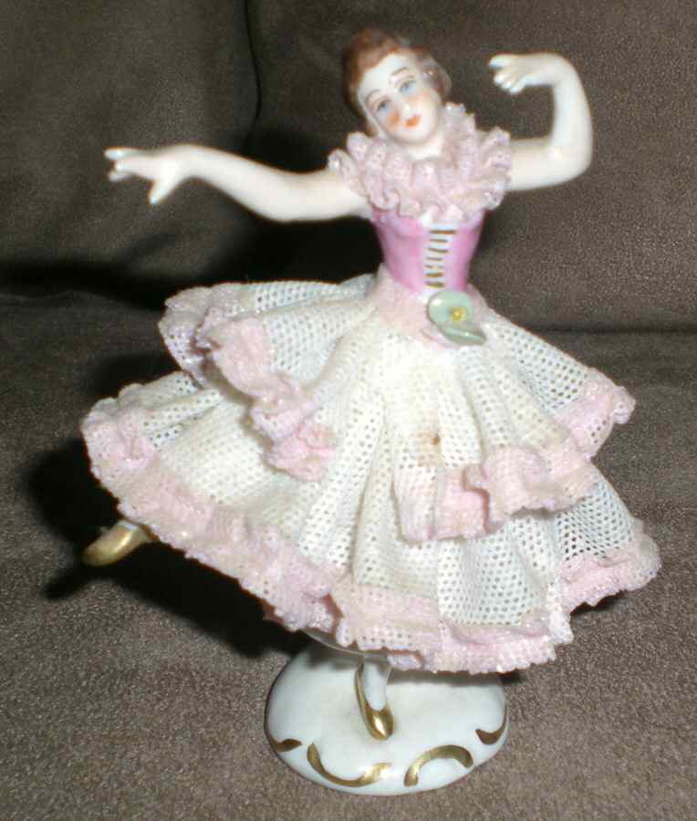 Dresden Figurines Young Ballerina - No Box by Dresden (German)-1