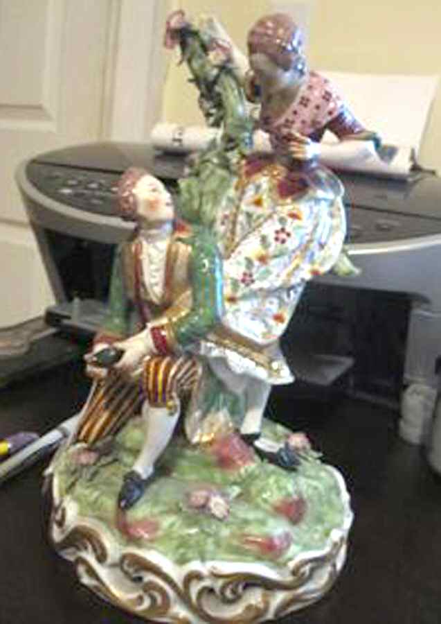 Dresden Figurines Couple-Romance - No Box by Dresden (German)-1