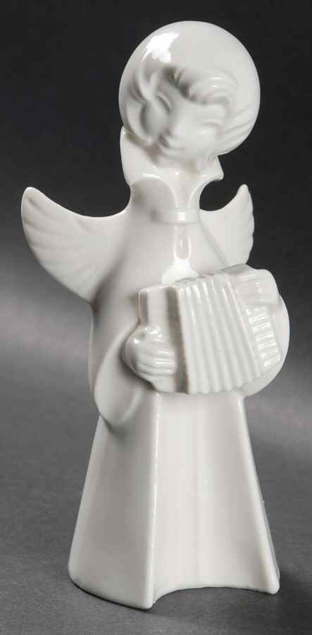 Dresden Figurines Angel W/ Accordion - No Box by Dresden (German)-1