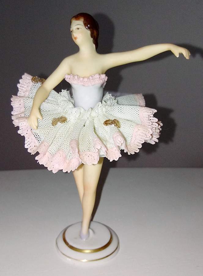 Dresden Figurines Ballerina - No Box by Dresden (German)-1