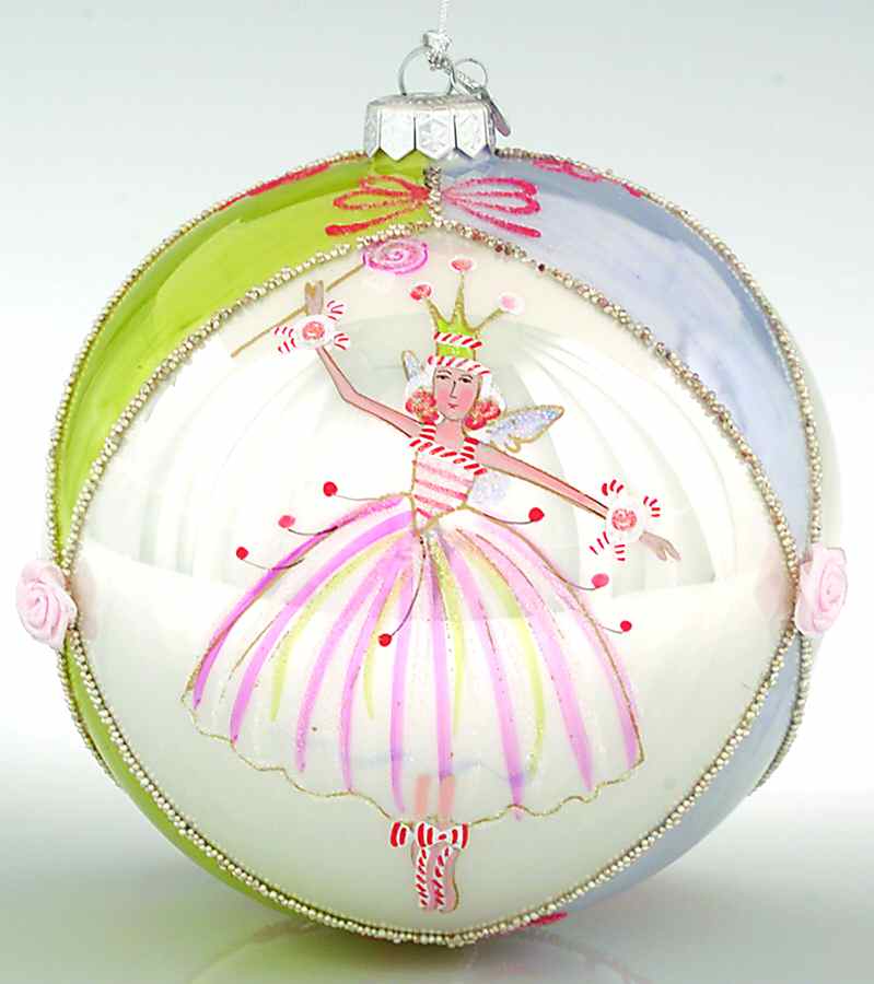 Kringles Blown Glass Ornaments Droselmeyer, Clara, Fairy - Boxed by Patience Brewster-1