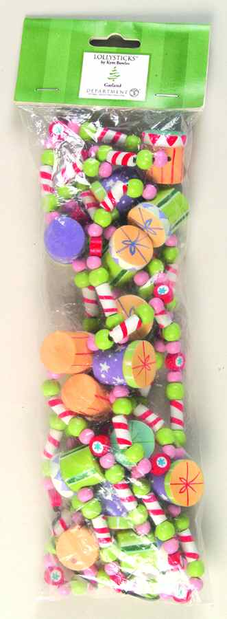 Blown Glass Ornaments Lollysticks Garland - Boxed by Department 56-1