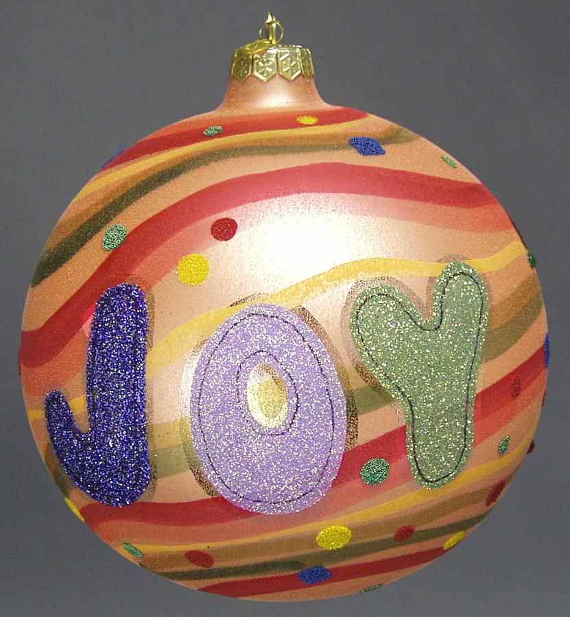 Blown Glass Ornaments Retro Jumbo Angel Ball Ornamen - No Box by Department 56-1