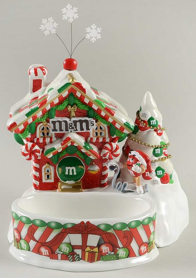 M&M's Lit House & Candy Dishes M&M Candy House - No Box by Department 56-1