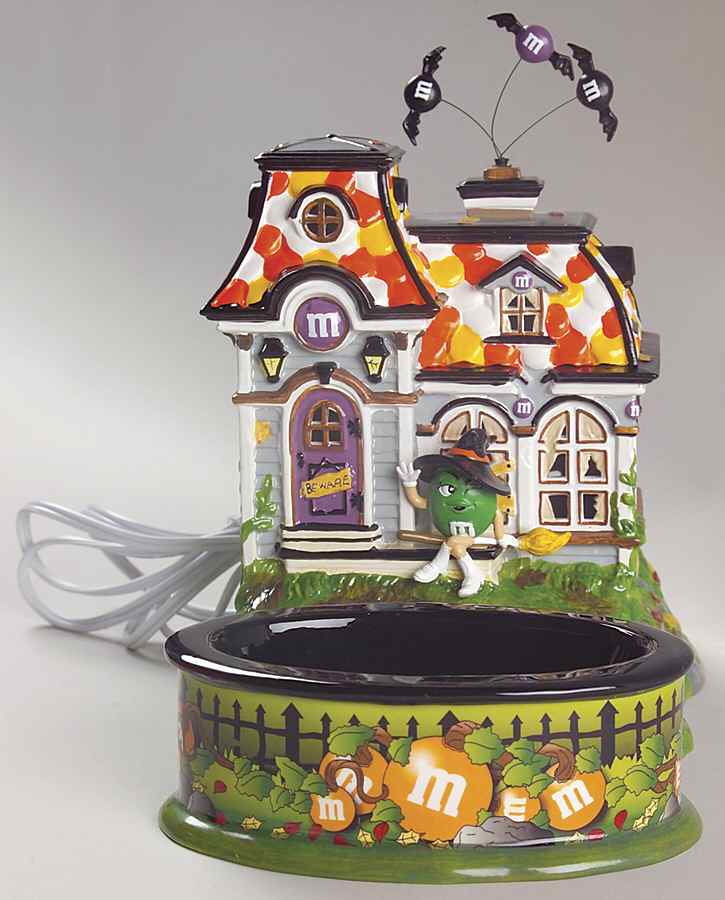 M&M's Lit House & Candy Dishes M&M Spooky House - No Box by Department 56-1