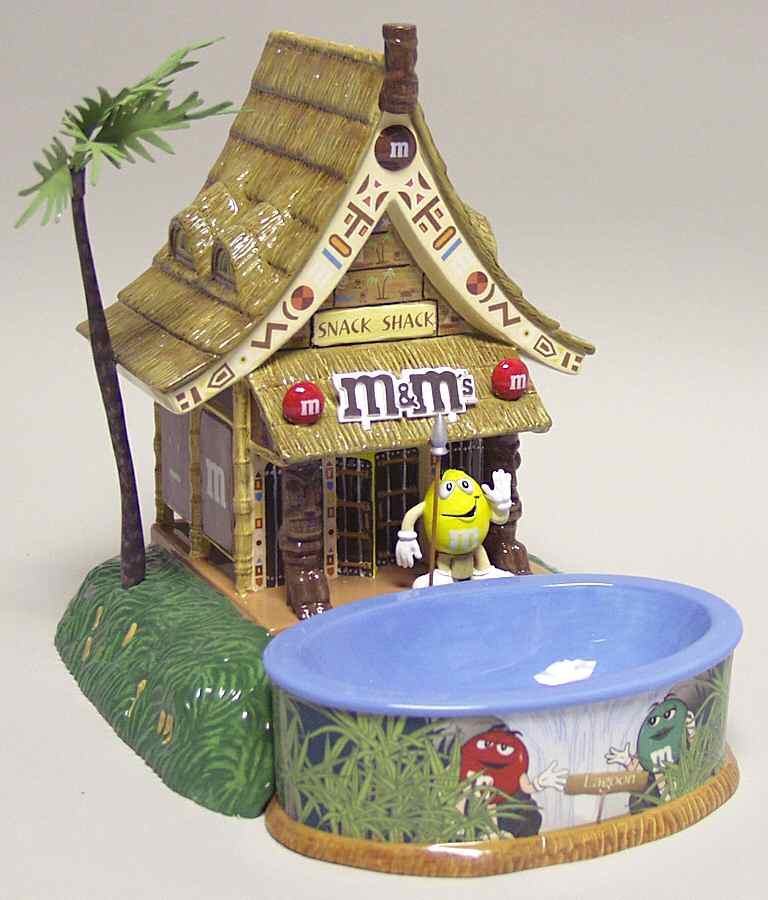 M&M's Lit House & Candy Dishes M&M Snack Shack - With Box by Department 56-1