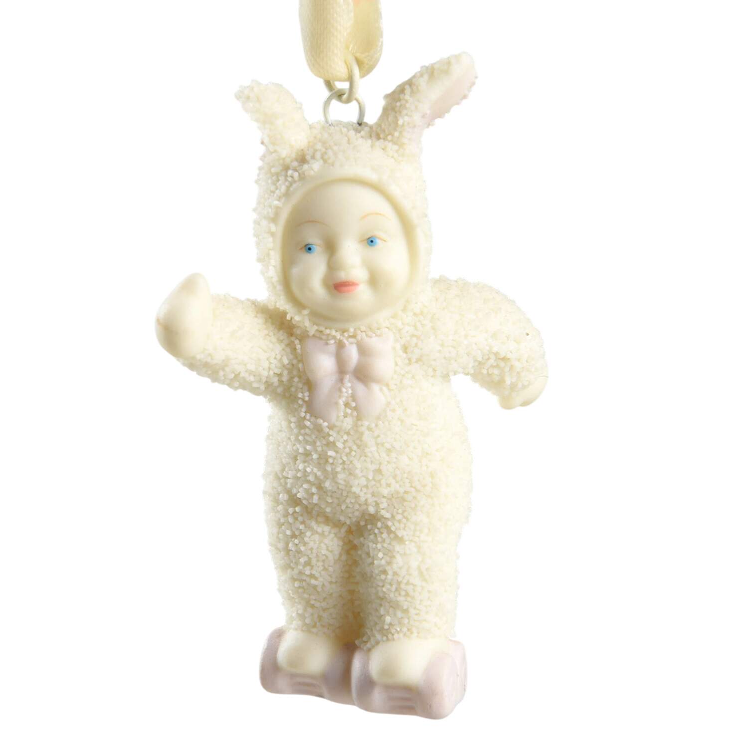 Snowbunnies Mini Ornament Tree Roller Skating - No Box by Department 56-1